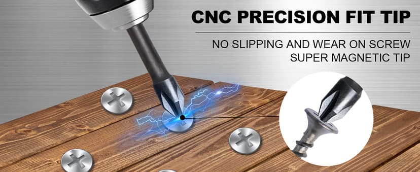 10-Pack Phillips Bits #2 Impact, 2-Inch Magnetic Phillips Head Drill & Screwdriver Bits, PH2 Premium S2 Steel 1/4" Hex Shank for Impact Drivers, Professional & DIY Use