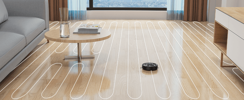 Lefant M320 Robot Vacuum Cleaner, Carpet Detection, 6,000 Pa Suction, Low Noise, 800ml Visible Dustbin, 210 Mins Runtime, Self-Charging, Works with Alexa, Ideal for Hard Floor, Pet Hair, Black