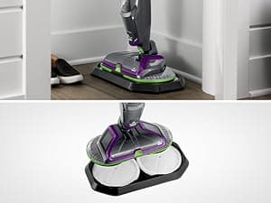 BISSELL® Spinwave Cordless Pet Hard Floor Spin Mop Cleaner 18V with washable mop pads for sealed hard floors, 23157