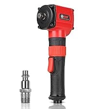 XIIW 1/2 Inch Air Impact Wrench, Max Torque 1560 ft-lbs, lightweight 4.4 lb Design, Heavy Duty 8000RPM 1/2 Air Impact Gun Driver, Twin Hammer Pneumatic Tool for Automobile Repair