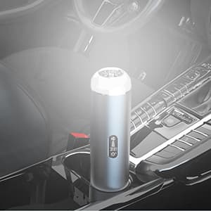 TEZILON Car Vacuum Cleaner 18000Pa Powerful Suction HEPA Filter, Portable Cordless Handheld Vacuum Vehicle Home with LED Display Air Duster Rechargeable Lightweight Multi-Nozzles for Pet Hair Keyboard