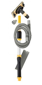 Hyde Tools 09165 Dust-Free Drywall Vacuum Hand Sander with 6-Foot Hose