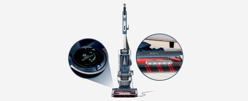 Shark Upright Vacuum, Stratos with DuoClean PowerFins, HairPro, Powered Lift-Away, Self-Cleaning Brushroll, & Odor Neutralizer Technology, Navy, AZ3002