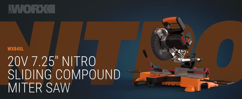 WORX 20V Cordless Sliding Compound Miter Saw