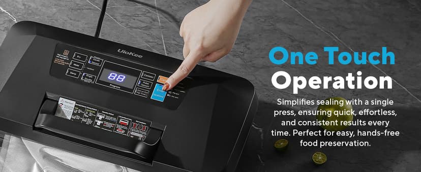 95Kpa Vacuum Sealer Machine for Food, 10-in-1 Presets with Sous Vide Mode, Double Heat Seal, Built-in Cutter & Bag Storage, Dry/Moist/Liquid, Compact Design, Easy-Lock Handle, Commercial Grade