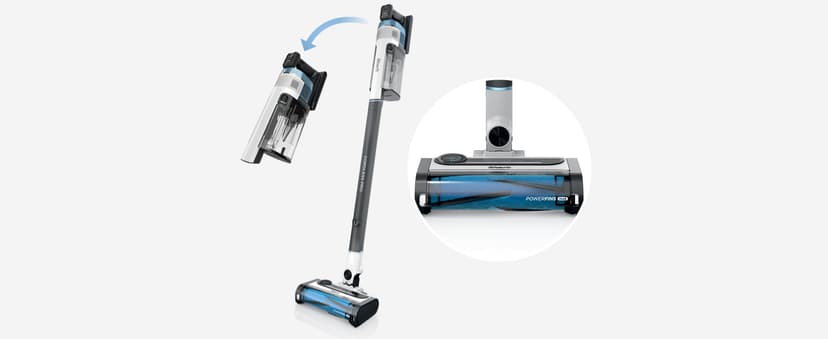 Shark IZ562H Cordless Pro Vacuum with Clean Sense IQ and Odor Neutralizer, PowerFins Plus Brushroll, Includes Duster Crevice & Pet Tool, Up to 40 Minute Runtime, Light Blue, Without MultiFLEX