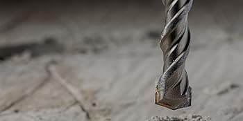 10-Pack 1/4 Inch x 6 Inch SDS Plus Rotary Hammer Drill Bits, Carbide Tipped for Brick, Stone and Concrete (1/4” x 4" x 6")