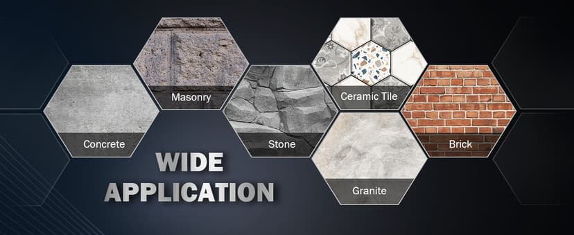 ZELCAN Chisel Set with SDS Plus Shanks, 6pc Masonry Concrete Drill Bit Set, Tile Grooving Scraping Flat Point Scaling Chisels 40Cr Steel Rotary Hammer Drill Tool Kit SDS Plus Bits for Home Improvement