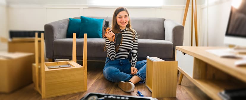 20v Drill Driver Set,Cordless Drill with Battery and Charger,LED Tools Kit,25+1 Torque Setting and 43pcs Drill Bits