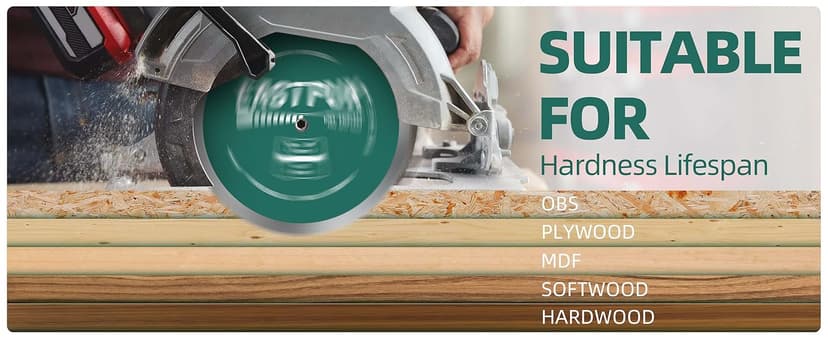 3Pcs 4-1/2 Inch 120 Tooth Circular Saw Blade with 3/8 Inch (9.5mm) Arbor, Fast Cutting for Plywood, OSB, Paneling and Vinyl Siding Wood