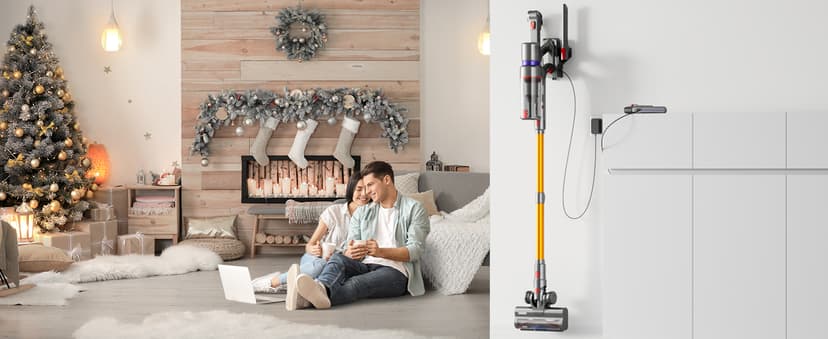 Cordless Vacuum Cleaner, 45Kpa 550W 65Mins Self-Standing Vacuum Cleaners for Home, Stick Vacuum with Touch Screen, Anti-tangle Brush, Rechargeable Vacuum Cordless for Pet Hair, Carpet, Hardwood Floor