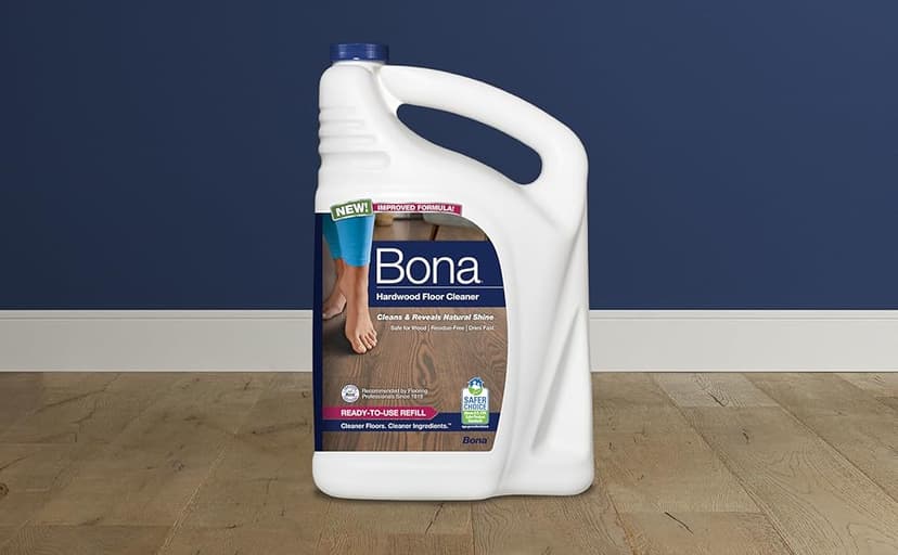 Bona Hardwood Floor Cleaner Refill - 64 fl oz - Unscented - Refill for Bona Spray Mops and Spray Bottles - Residue-Free Floor Cleaning Solution for Hardwood Floors