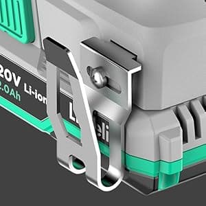 Litheli Cordless Impact Driver, 1150 In-Lbs Torque, 1/4″ Quick-Release Hex Chuck, with 20V 2.0 Ah Battery, 3 Socket Adapters, 2 Driver Bits