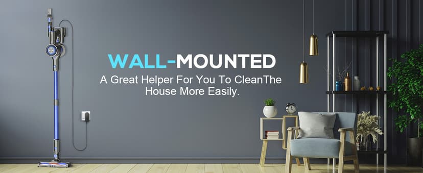 Vacuum Cleaner for Home, Cordless Vacuum Cleaner with 80000 RPM High-Speed Brushless Motor, Max 40 Mins Runtime, 5 Stages High Efficiency Filtration Vacuum for Hard Floors