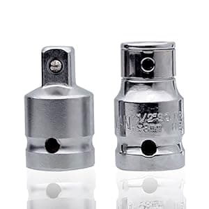 Hand Manual Reversible 1/2-inch 3/8-inch Impact Driver Set Extractor-13PCS Impact Screwdriver S2 Steel Disengage Rusted Fasteners or Frozen Bolts