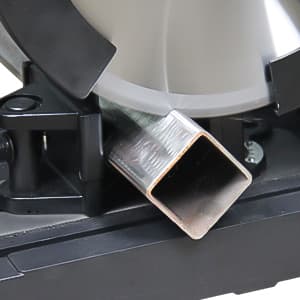 KAKA INDUSTRIAL Metal Cutting Chop Saw 14-Inch, 15-Amp Motor, Cuts Steel, Rebar, Iron, Aluminum, 0-45° Adjustable Angle CHS-355