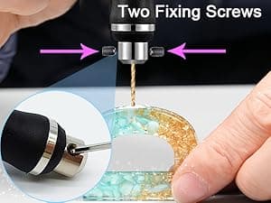 3-Speed Cordless Mini Drill Pen With 8 Small Drill Bits,Rechargeable Electric Hand Drill Pin Vise,Resin Drill Set For Jewelry Making,Resin,Plastic,Wood,Keychains DIY (PINK)