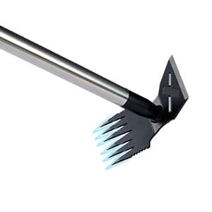 Weed Puller Tool with Long Handle - 60" Manual Weeder Remover Tool, 2 in 1 Hand Weed Rake and Garden Hoe for Gardening, Heavy Duty Uprooting Weeding Pull for Yard, Lawn, Patio and Garden