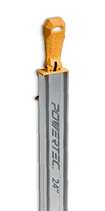 POWERTEC 24, 36, 50 Inch Circular Saw Guide/Straight Edge Guide for Router Tool, Jigsaw, Circular Saw and Drill Press, Saw Guide for Cutting Plywood and Routing Dado Slots, 3 pk (71708)