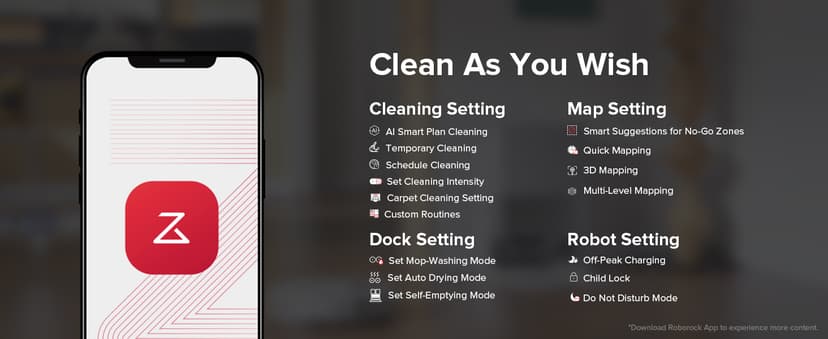 roborock Qrevo S Robot Vacuum and Mop, Self-Drying, Auto Mop Washing, 7000Pa Suction, Self-Emptying & Refilling, 10mm Mop Lifting, 200RPM Spinning Mops, Smart Obstacle Avoidance, White
