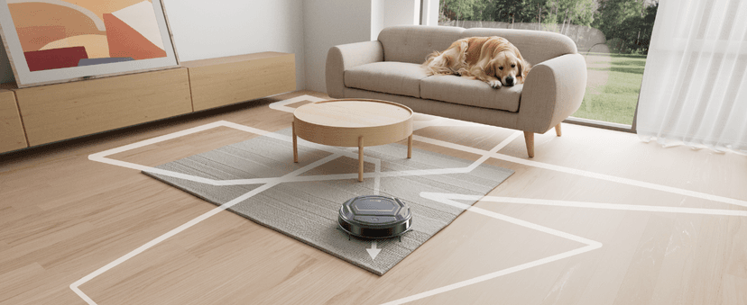 Lefant M210 Pro Robot Vacuum, Slim Quiet, 3 Adjustable Suction Levels, 6 Modes, Robot Vacuum Cleaner for Pet Hair, Hard Floors & Low Carpets, Self-Charging, WiFi/App/Alexa Control, Gray