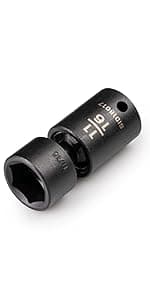 TEKTON 3/8 Inch Drive 6-Point Impact Socket Set, 72-Piece (1/4-1 in., 6-24 mm) | SID91404