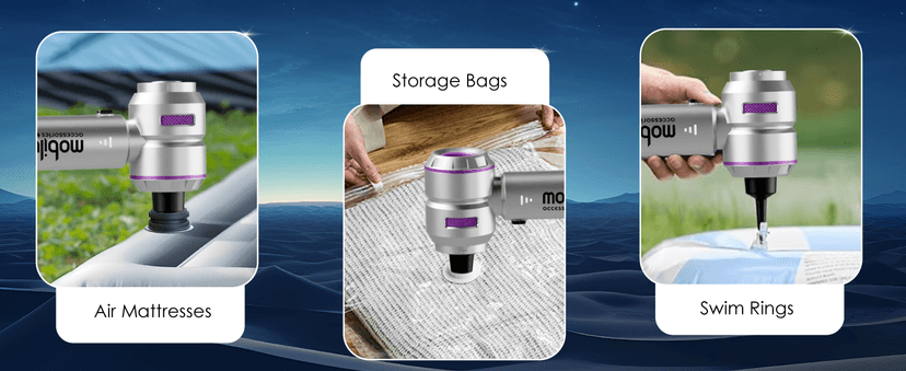 【2025 Upgraded】 Handheld Vacuum Cordless, Car & Home Cleaner with Brushless Motor, Strong & Compressed Air Dusters with LED Light, Type C Port, Wireless Mini Portable Hand Blower