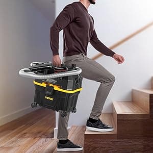 VEVOR Wet Dry Vac, 4 Gallon, 5 Peak HP, 3 in 1 Shop Vacuum with Blowing Function Portable Attachments to Clean Floor, Upholstery, Gap, Car, ETL Listed, Black/Yellow