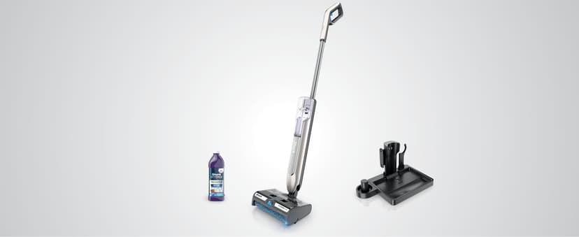 Shark HydroDuo with Dirt-Reveal Technology, Cordless, Everyday Hard Floor Cleaning System, Wet & Dry Debris Pickup, Mops & Scrubs All at Once, Hardwood, Tile, Laminate & Stone, Stone Metallic, WW201