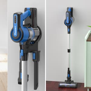 Cordless Vacuum Cleaner for Home, 45Kpa Lightweight Stick Vacuum with Powerful Suction, Rechargeable Battery Up to 50mins, Handheld Vacuum Cleaners for Carpets, Pet Hair,Hardwood Floors - Blue