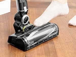Bissell ICONPet Turbo Vacuum with Powerful Turbo Boost Suction, Tangle Free Brush Roll, & Parking Break, LED Crevice + Dusting Brush Tool, LED Motorized TurboBrush Tool, & Wall Mount. Color May Vary