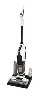 Smart Cordless Wet Dry Vacuum Cleaner and Mop for Hardwood Floor, Digital Display, Long Run Time, Great for Sticky Messes and Pet Hair, Space-Saving Design 250W