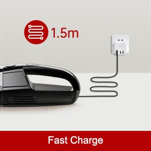 Handheld Vacuum Cordless Rechargeable, Car Vacuum Portable, Mini Vac for Pet Hair, Hand Vacuum Cleaner Car Seats, Home, Quick Cleanup, Strong Suction, Lightweight(H10)