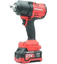 BESWELL® 1/2" High Torque Air Impact Wrench with Up to Real 1180 Foot-Pounds Max Loosen Torque Output-BW-112BN