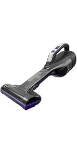 BLACK+DECKER dustbuster Reveal Pet Hair Vacuum, Hand Held Vacuum Cordless Portable for Home and Car, Rechargeable, LED Light, Powerful Suction, Includes Pet Brush and Crevice Tool (HLVD320BP07)