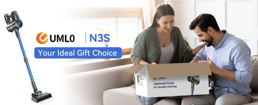 Cordless Vacuum Cleaner, 8-in-1 Lightweight Stick Vacuum with Powerful Suction, Self-Standing, 40 Mins Max Runtime, Rechargeable Vacuum Cleaners for Home, Hardwood Floor, Carpet, Pet Hair N3S