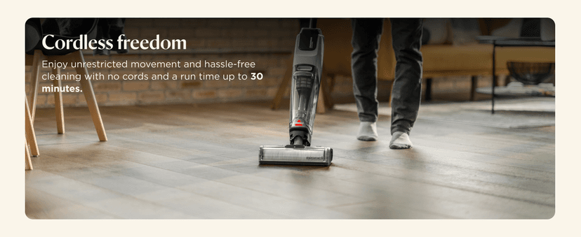 Bissell® CrossWave® OmniForce™ Cordless Multi-Surface Hard Floor Cleaner Wet Dry Vacuum with Dedicated Dry Vacuum Mode, 3882