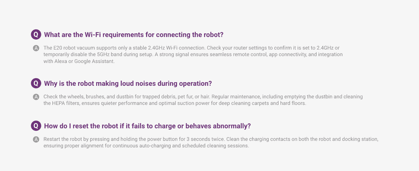 Eureka E20 Plus Robot Vacuum with Bagless Self Emptying Station, Robotic Vacuum and Mop Combo, 45-Day Capacity, Upgraded 8000Pa Suction and Anti Hair-Tangling Brush, LiDAR Navigation, App Control