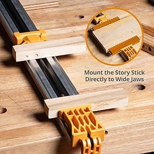 POWERTEC 24, 36, 50 Inch Circular Saw Guide/Straight Edge Guide for Router Tool, Jigsaw, Circular Saw and Drill Press, Saw Guide for Cutting Plywood and Routing Dado Slots, 3 pk (71708)