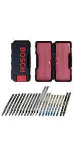 Bosch T102H 3-Piece 3 In. 10 TPI Clean for PVC High Carbon Steel Jig Saw Blades