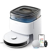 Lefant LiDAR Robot Vacuum and Mop,45-Day Self-Emptying,6000Pa Powerful Suction,Customized Cleaning,Home Mapping,140 Min Runtime,Roller Brush for Carpet,2.4G/5G WiFi/Alexa/APP/iWatch,M2 Plus