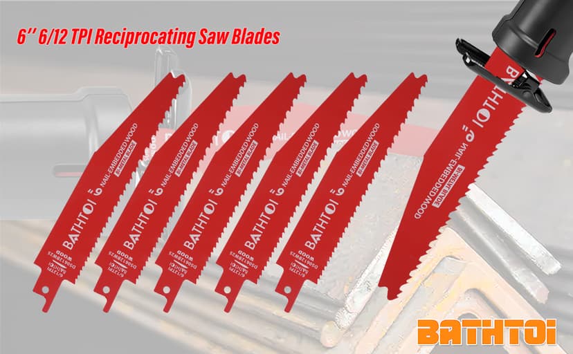 25 Pack 9 Inch 14/18 Tpi Reciprocating Saw Blades for Metal Cutting, Carbide Alloy Steel Sawzall Blades for Automobile Dismantling with 8% Cobalt for Longer Life and Faster Cutting Speed