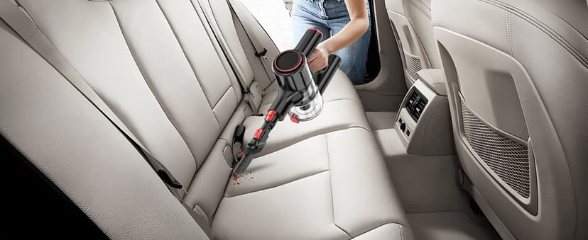 Cordless Vacuum Cleaner, 40Kpa 8-in-1 Vacuum Cleaners for Home, 45Mins Runtime Anti-Tangle Stick Vacuum with LED Display, 3 Modes Suction, Lightweight Vacuum for Hardwood Floor/Carpet/Pet Hair