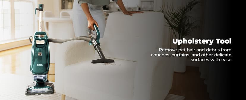 Kenmore Intuition Bagged Upright Vacuum Lift-Up Carpet Cleaner 2-Motor Power Suction with HEPA Filter, 3-in-1 Combination Tool, HandiMate for Floor, Pet Hair, 14pounds, Green