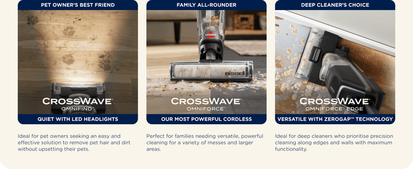 Bissell® CrossWave® OmniForce™ Cordless Multi-Surface Hard Floor Cleaner Wet Dry Vacuum with Dedicated Dry Vacuum Mode, 3882