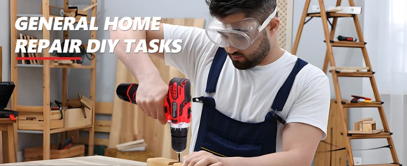 KingTool 276-Piece Tool Set Kit - Tool kit with 12V Cordless Power Drill Driver Toolbox Storage Case with Drawer, Drill Set Perfect for Homeowner, Diyer, Handyman