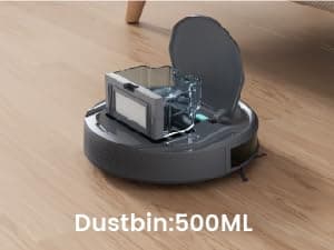 Lefant M210 Pro Robot Vacuum, Slim & Quiet, 3 Adjustable Suction Levels, 120 Min Runtime, Freemove 3.0, WiFi/App/Alexa, 6 Modes for Pet Hair, Hard Floors & Low Carpets, Self-Charging, Gray