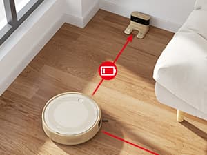 Lefant M310 Robot Vacuum Cleaner, 4500Pa Strong Suction with PreciSense Avoiding, Slim, Self-Charging, 160Mins Runtime, App/Wi-Fi/Alexa, Ideal for Pet Hair & Hard Floor Cleaning