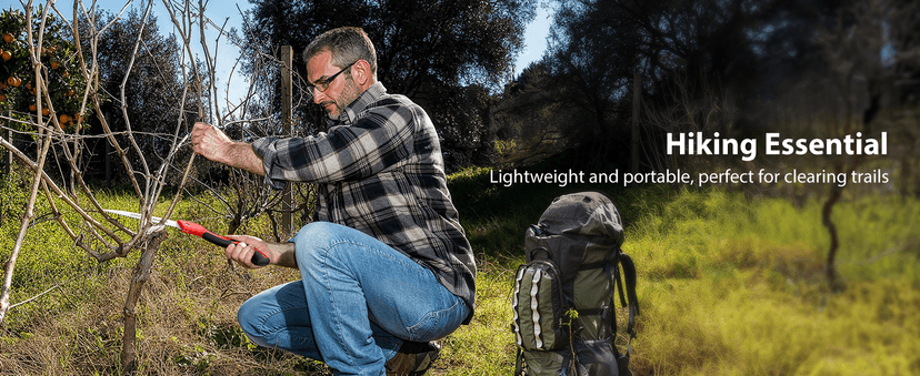 10 Inch Folding Saw Laser-Cut Teeth Pruning Saw for Tree Trimming, D2 Steel Hand Saws for Wood Cutting, 7 TPI Wood Saws Hand For Camping, Bushcraft, Gardening, Outdoor, Heavy-duty Garden Tool