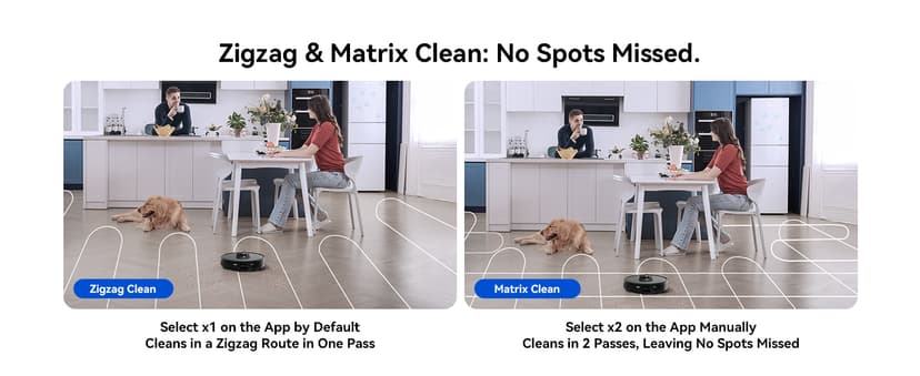 Proscenic Q8 Robot Vacuum Cleaner with Mop, Ultra Strong 6000Pa Robotic Vacuum with Lidar Navigation, 5 Real-Time Mapping, WiFi/Alexa/APP Remote Control Robot Hoover for Floor Carpet Pet Hair